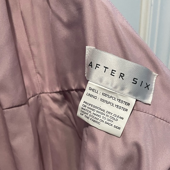 After Six Halter Size 8 Prom, Bridesmaid, Formal dress in Dusty Rose |Style 6808 - Picture 9 of 12